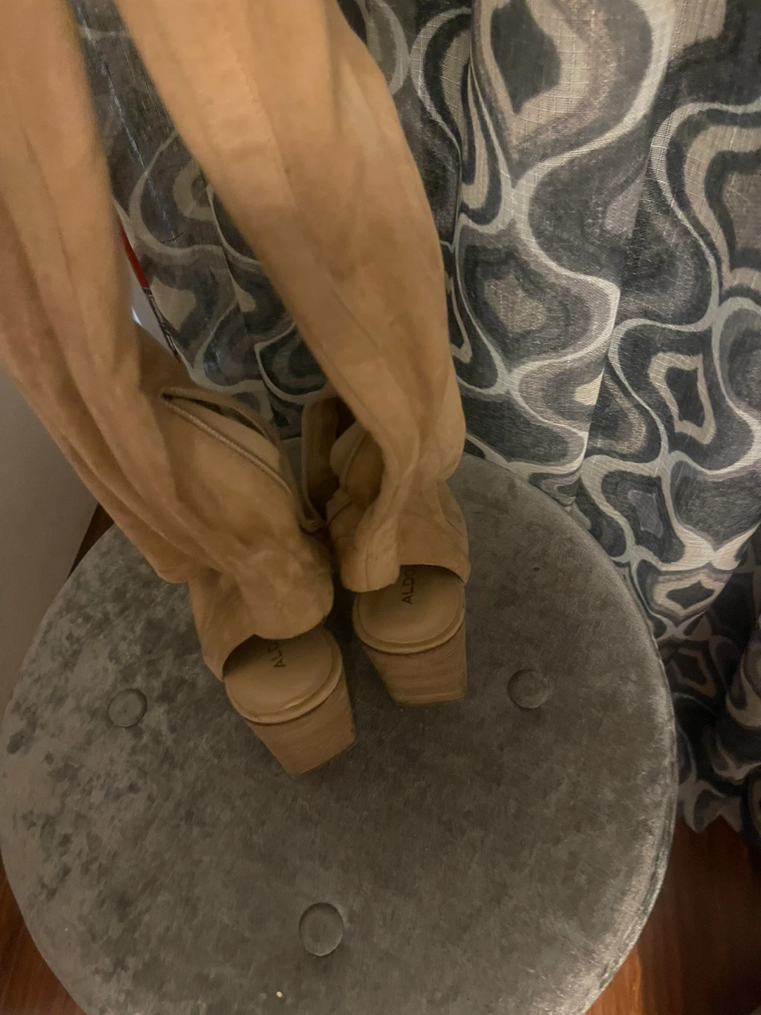 ALDO Women's Tan Suede Over-the-Knee Boots - photo 3