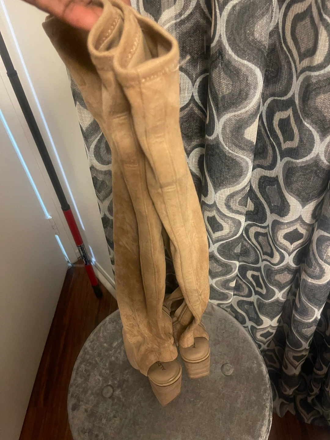 ALDO Women's Tan Suede Over-the-Knee Boots - photo 4