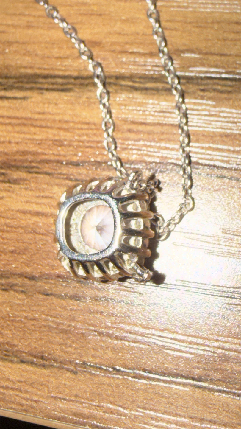 Silver  Necklace and Earrings Set - photo 3