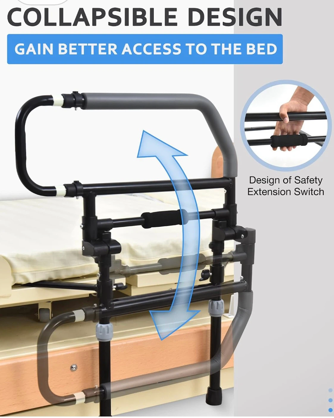 Extendable Handrail for Bed - photo 4