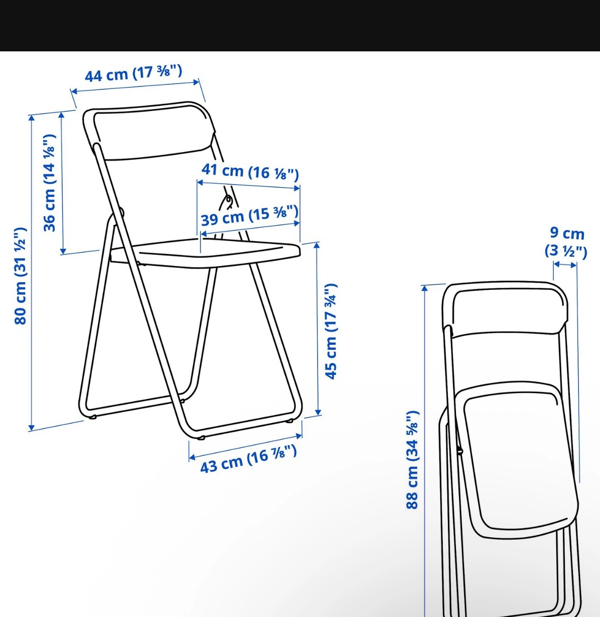 IKEA Folding Chair - Vihals - photo 4