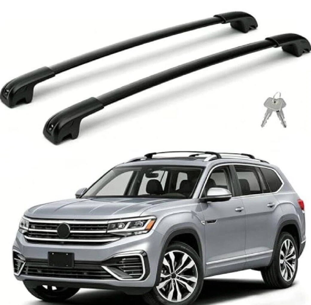 Lockable 300Lbs Roof Rack Cross Bar VW Atlas