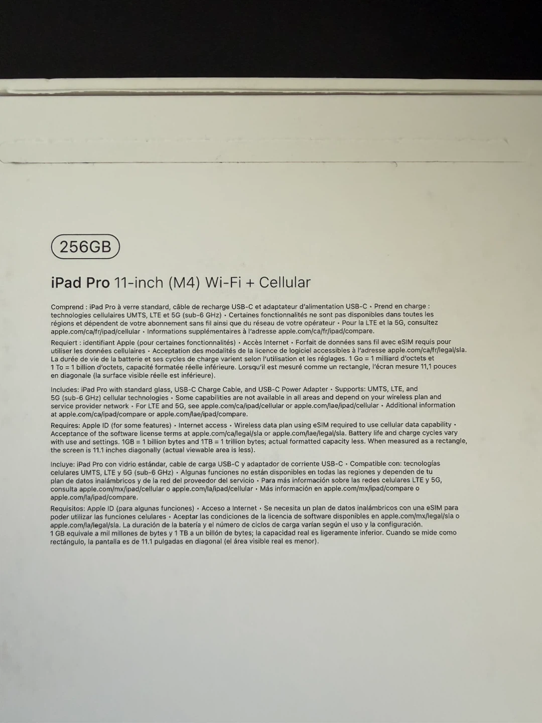 iPad Pro (M4) 11” Wi-Fi + Cellular and Apple Pencil Pro Package - photo 3