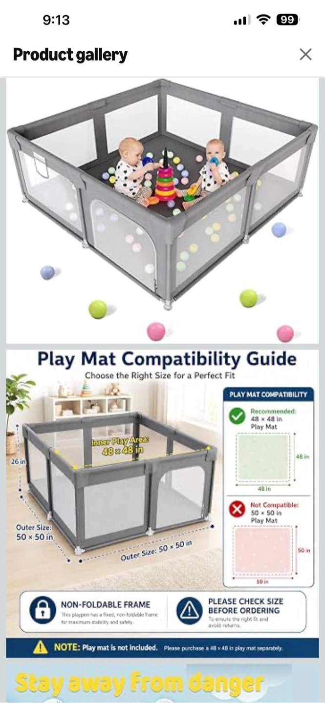 BNIB Palopalo Baby Playpen PL-BWL-129
