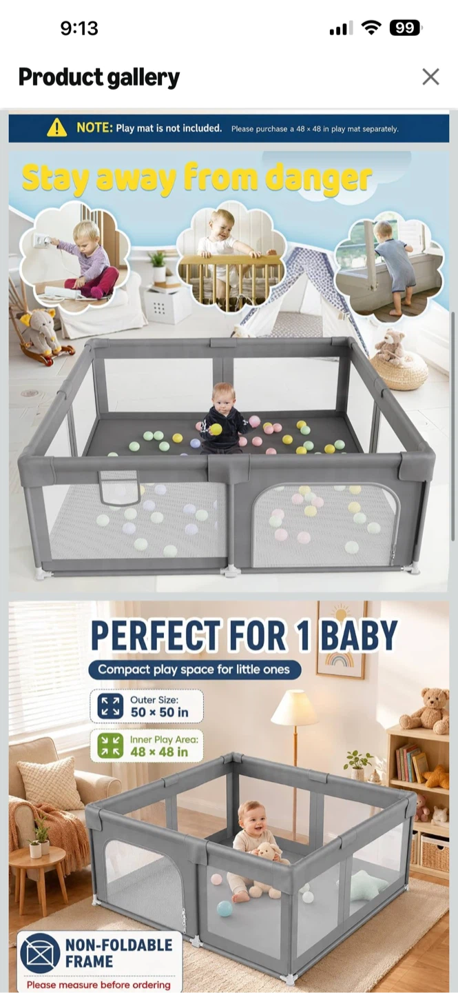 BNIB Palopalo Baby Playpen PL-BWL-129 - photo 2