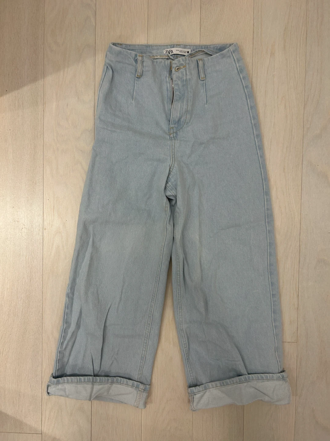 Zara High Waist Wide Leg Jeans