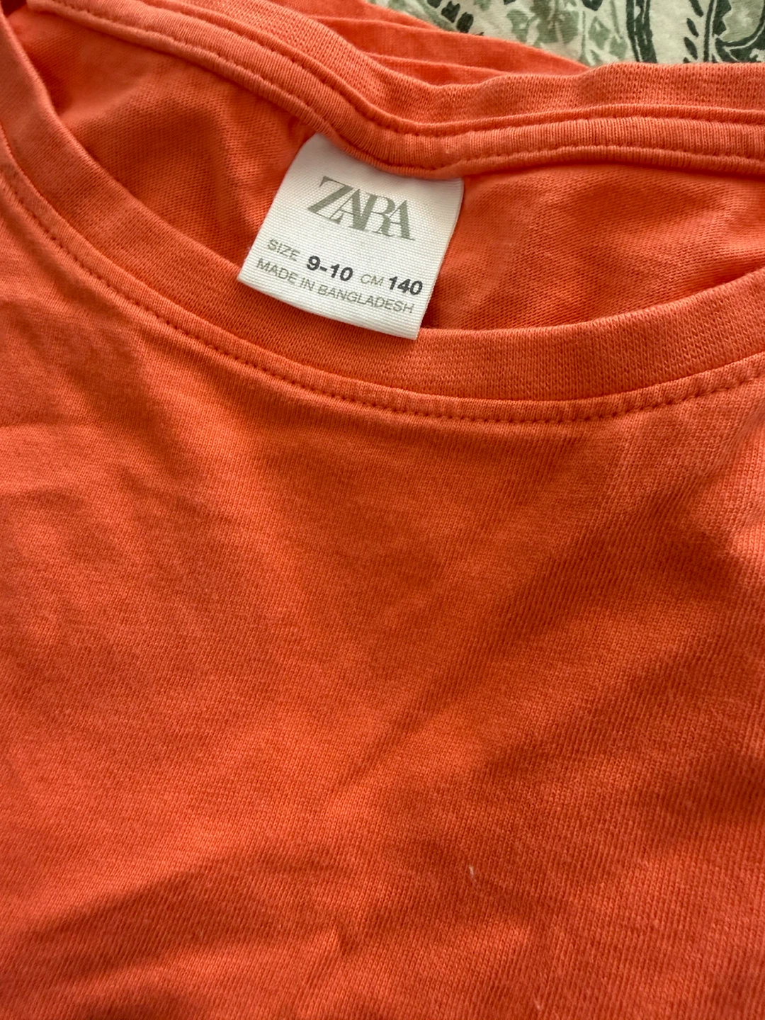 Zara Orange T-Shirt - Size 9-10 Years / 140 CM