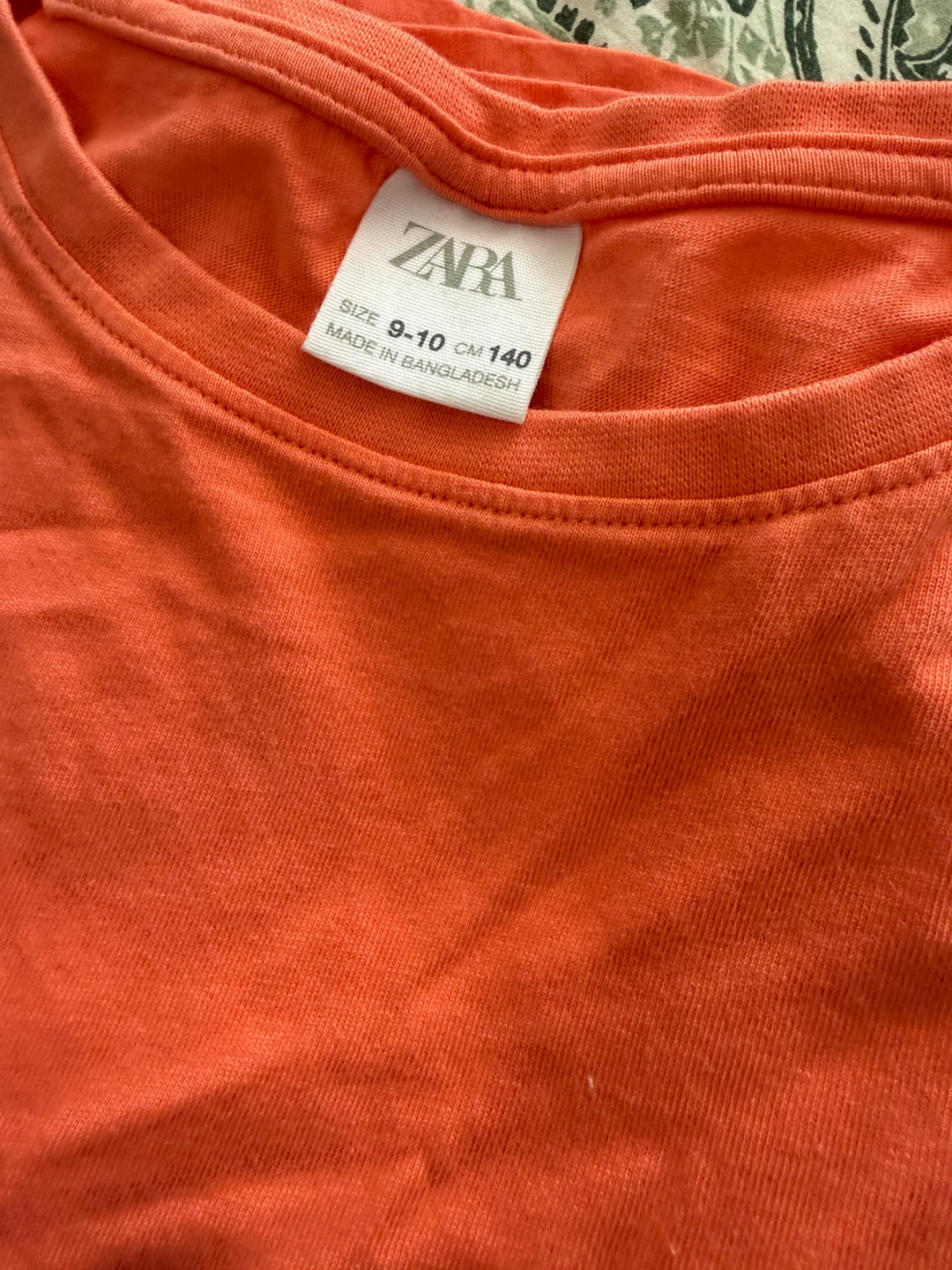 Zara Orange T-Shirt - Size 9-10 Years / 140 CM - photo 2