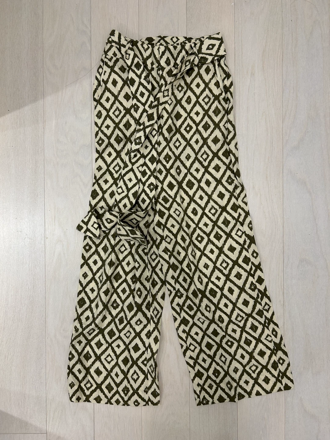 Mango printed trousers