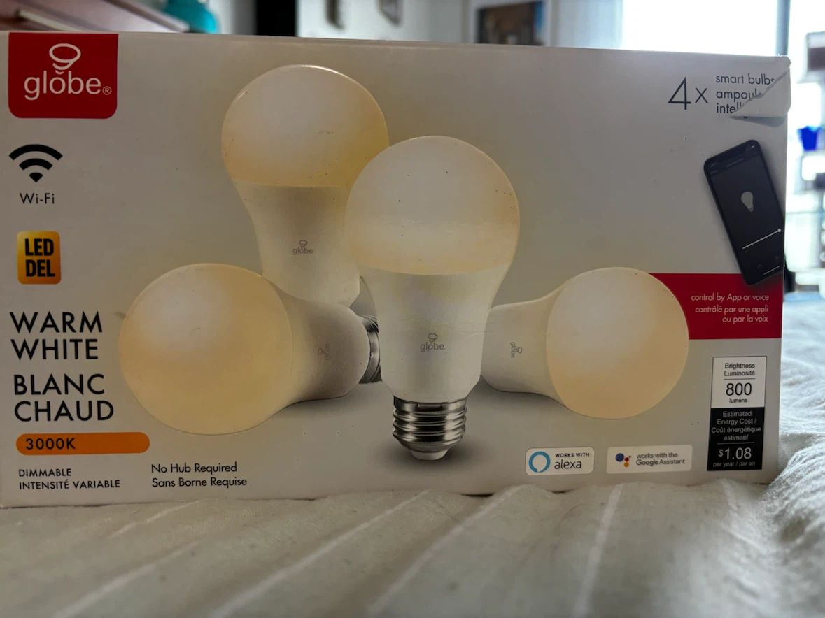 Globe Smart Wi-Fi LED Bulbs - Warm White (4 pk)
