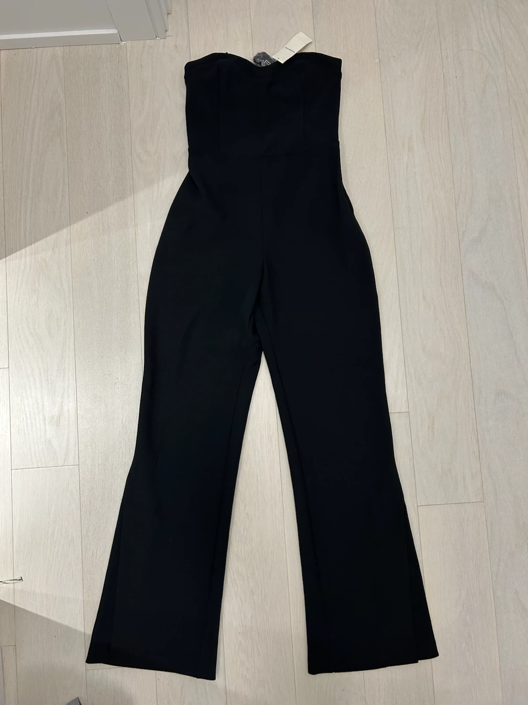 Abercrombie & Fitch Black Strapless Jumpsuit