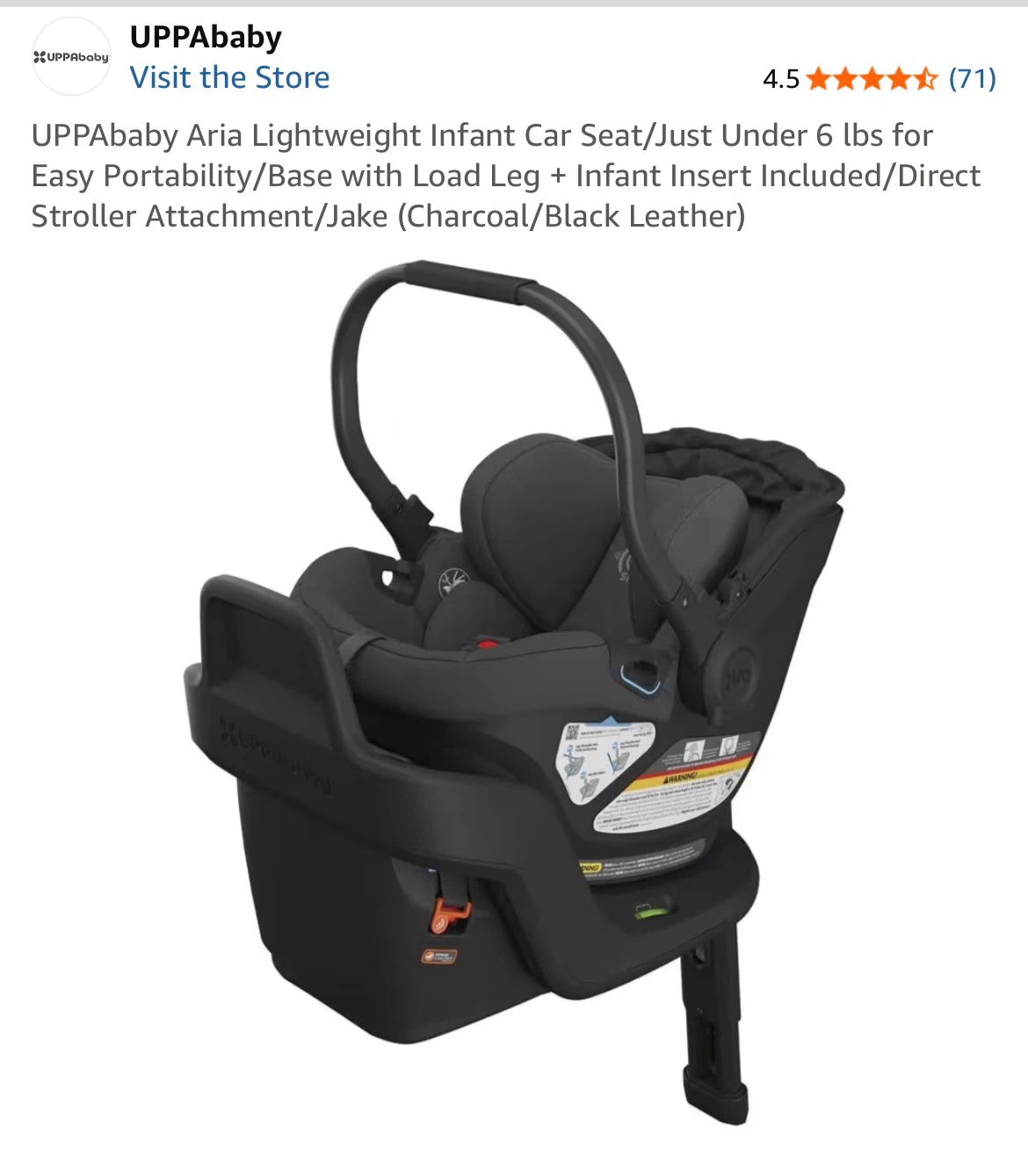 UPPAbaby Aria Lightweight Infant Car Seat - photo 2
