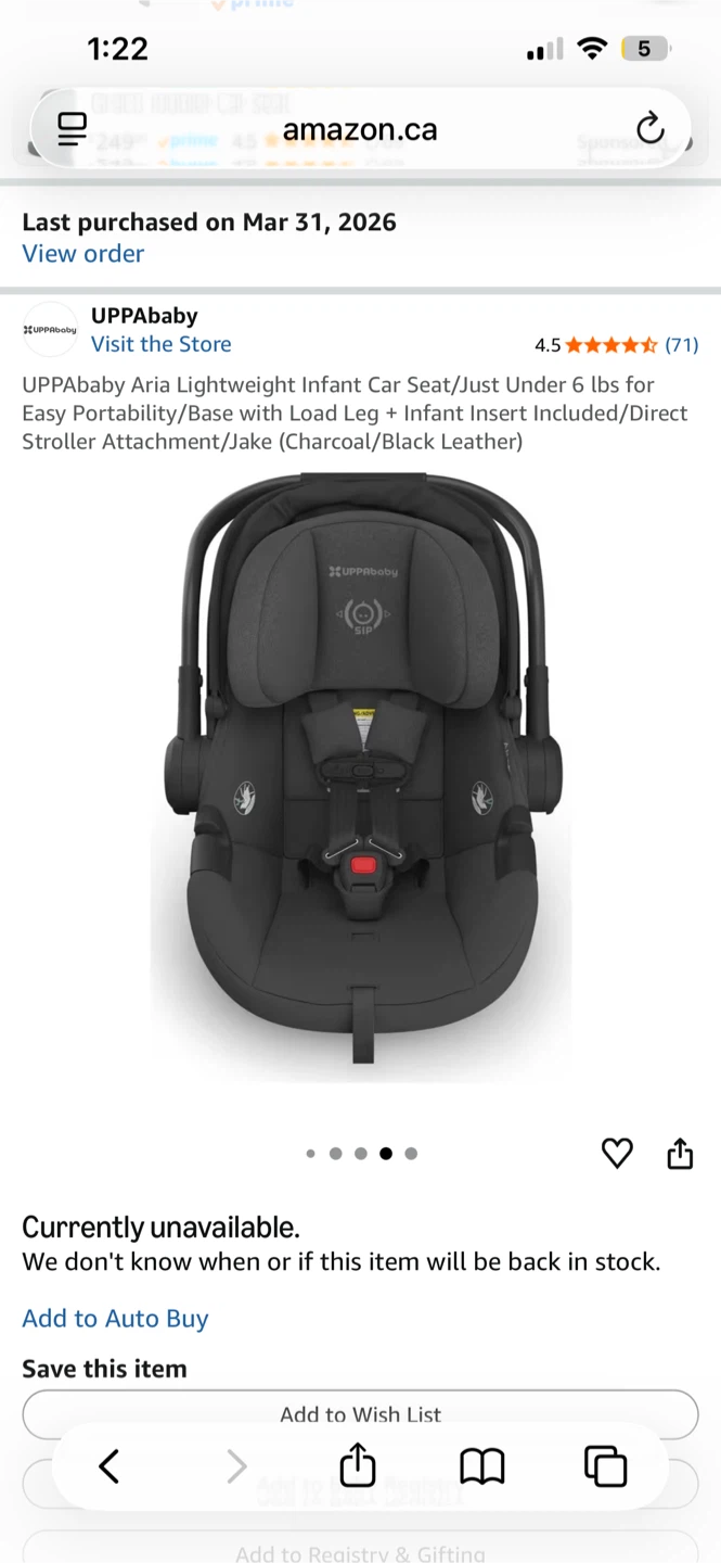 UPPAbaby Aria Lightweight Infant Car Seat - photo 3