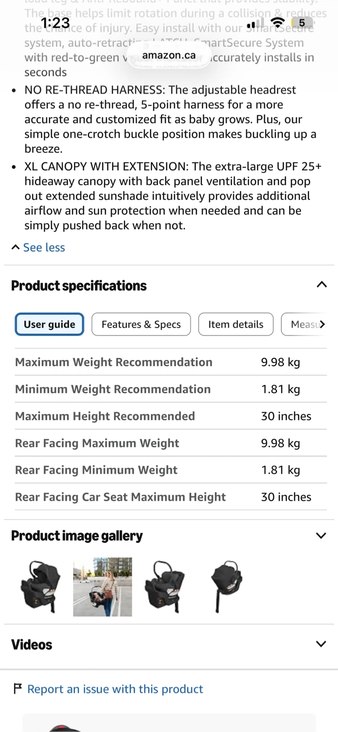 UPPAbaby Aria Lightweight Infant Car Seat - photo 5