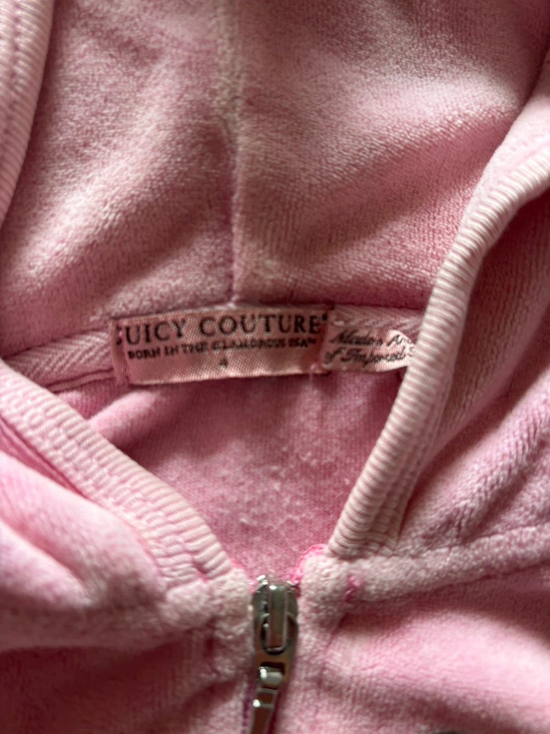 Juicy Couture Kids Pink Velour Track Suite - photo 4