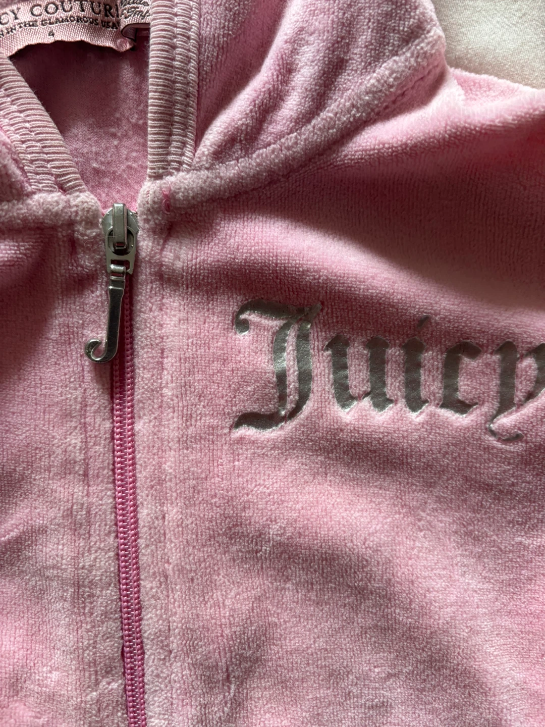 Juicy Couture Kids Pink Velour Track Suite - photo 5