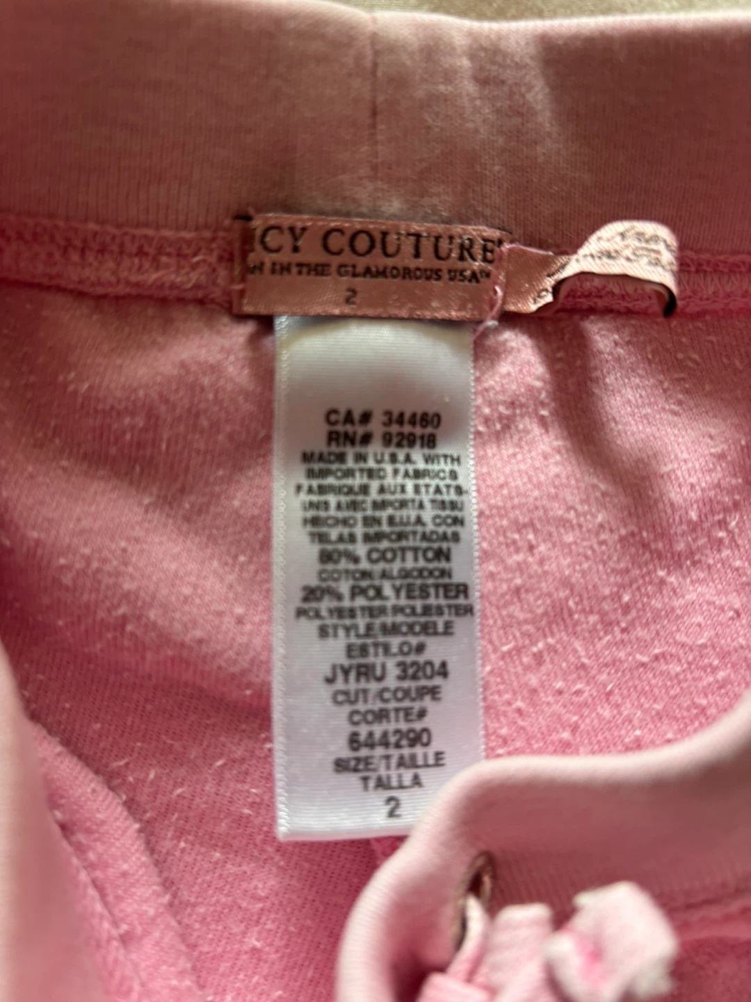 Juicy Couture Kids Pink Velour Track Suite - photo 5