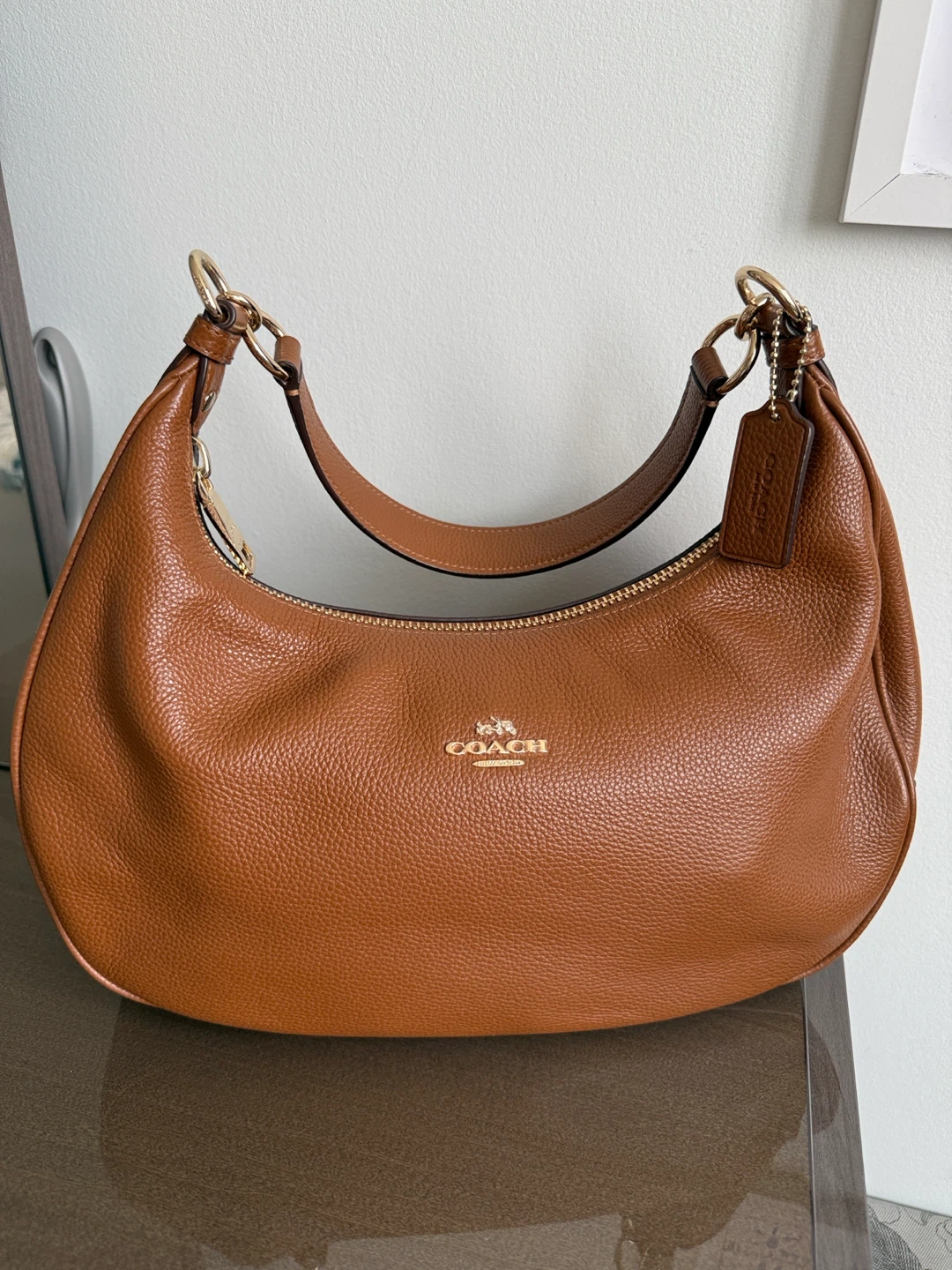 Coach Brown Leather Hobo Shoulder Bag - photo 3