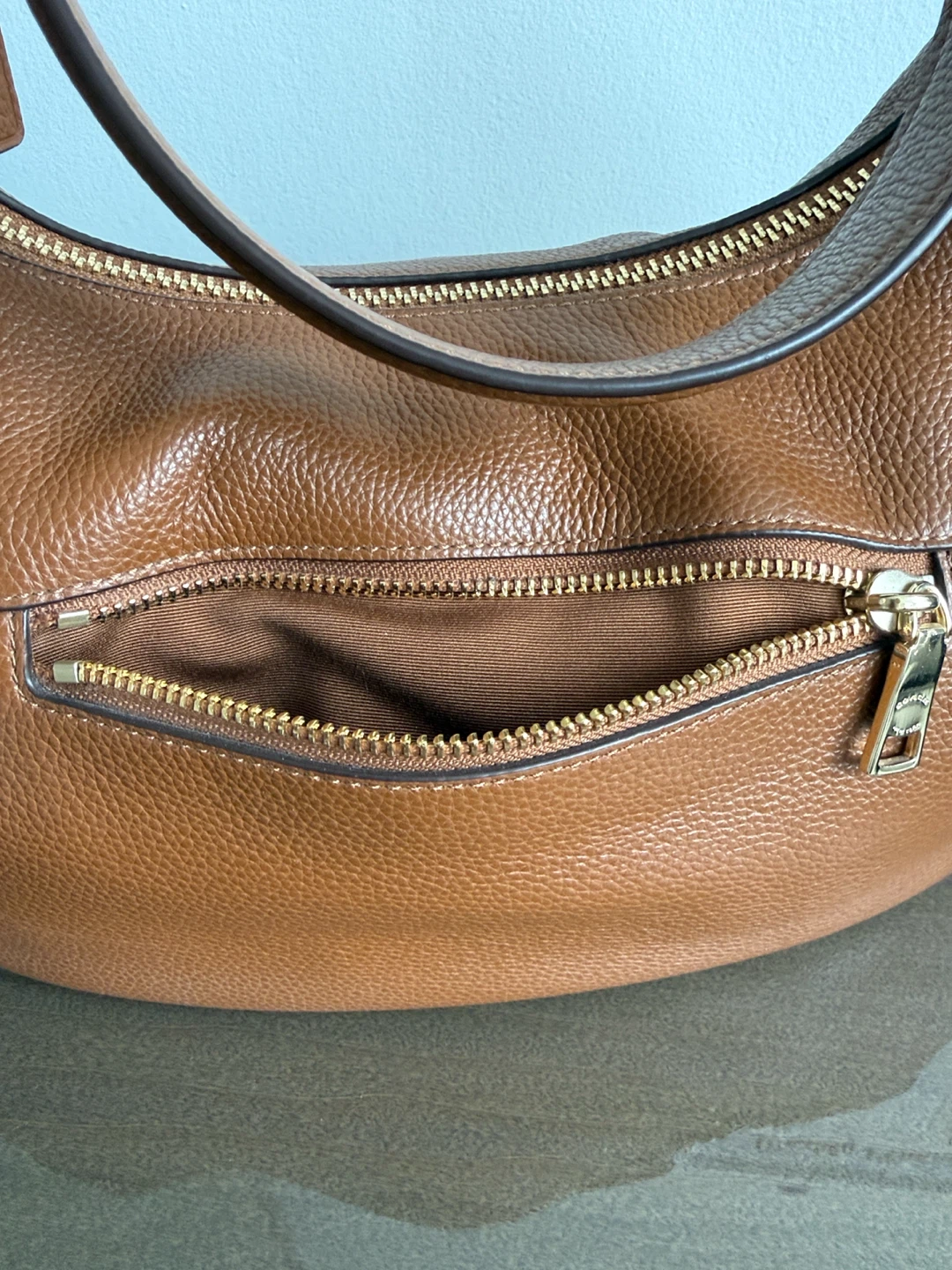 Coach Brown Leather Hobo Shoulder Bag - photo 5