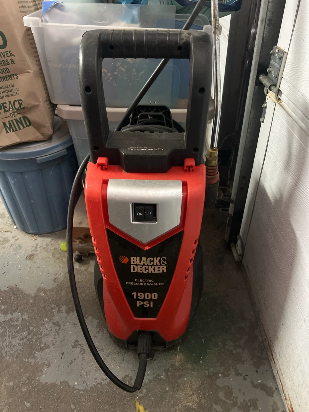 Black & Decker Electric Pressure Washer 1900 PSI