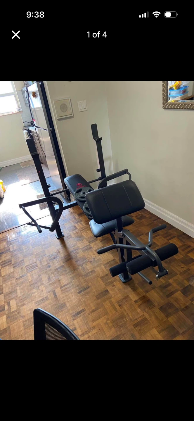Marcy Bench Press and Weight Set