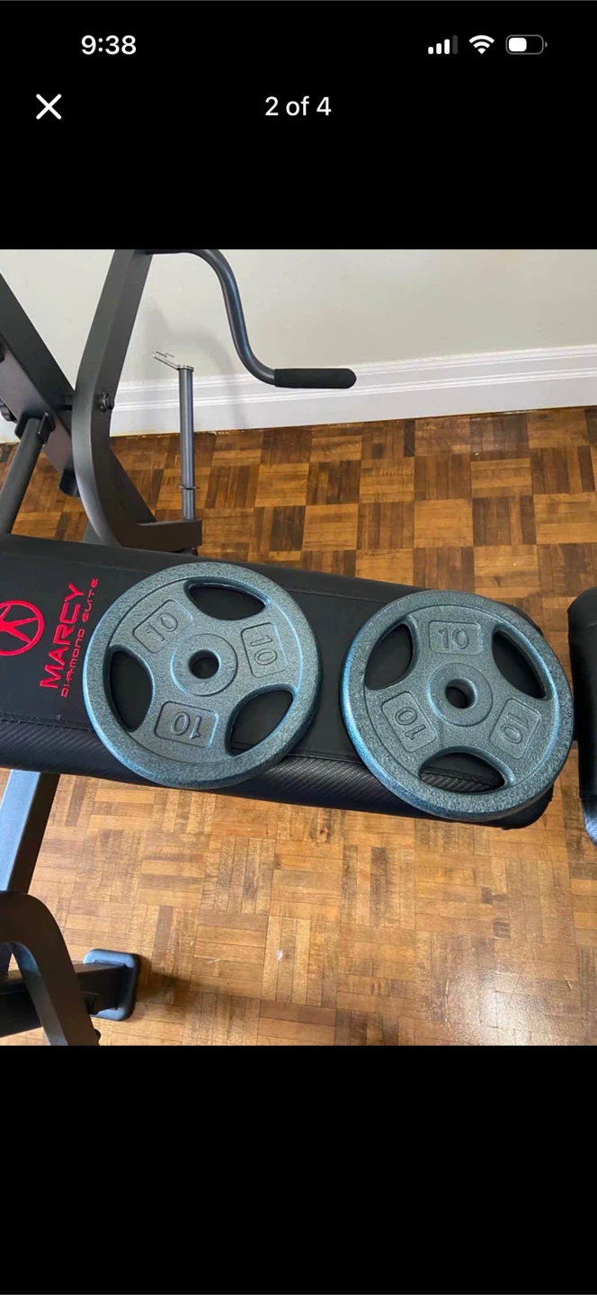 Marcy Bench Press and Weight Set - photo 2