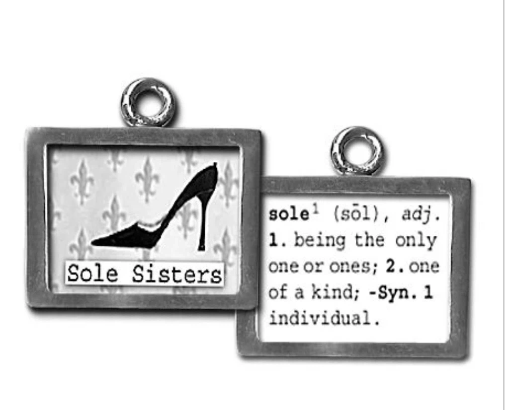 Vintage Sole Sisters Shoe Charm Necklace - photo 2