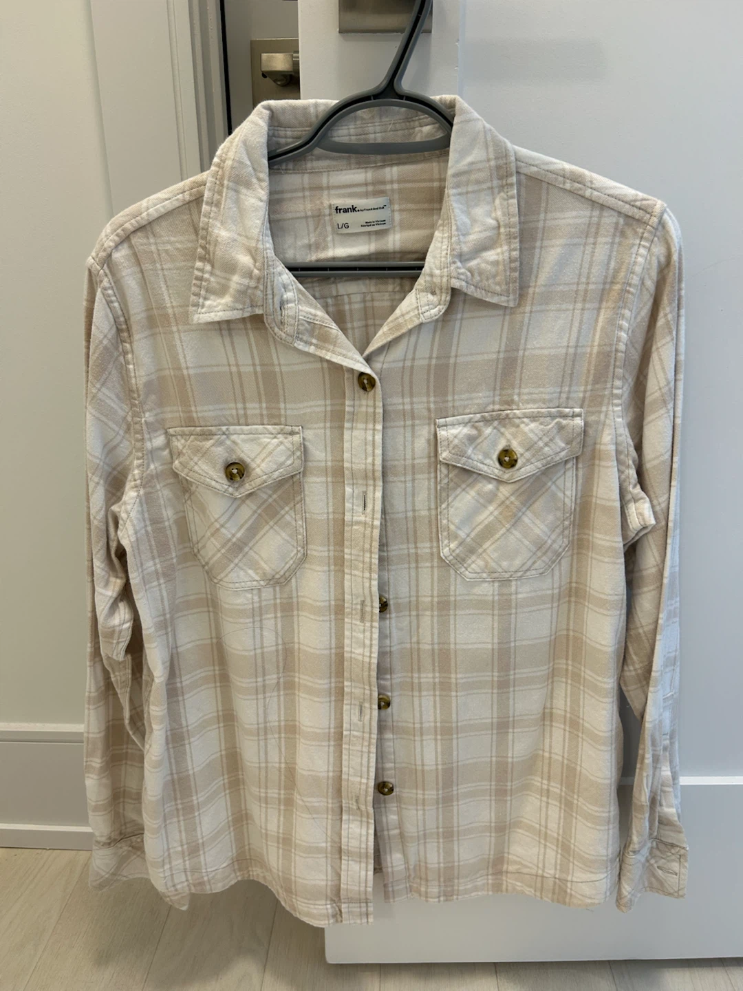 Frank And Oak Plaid Flannel Shirt