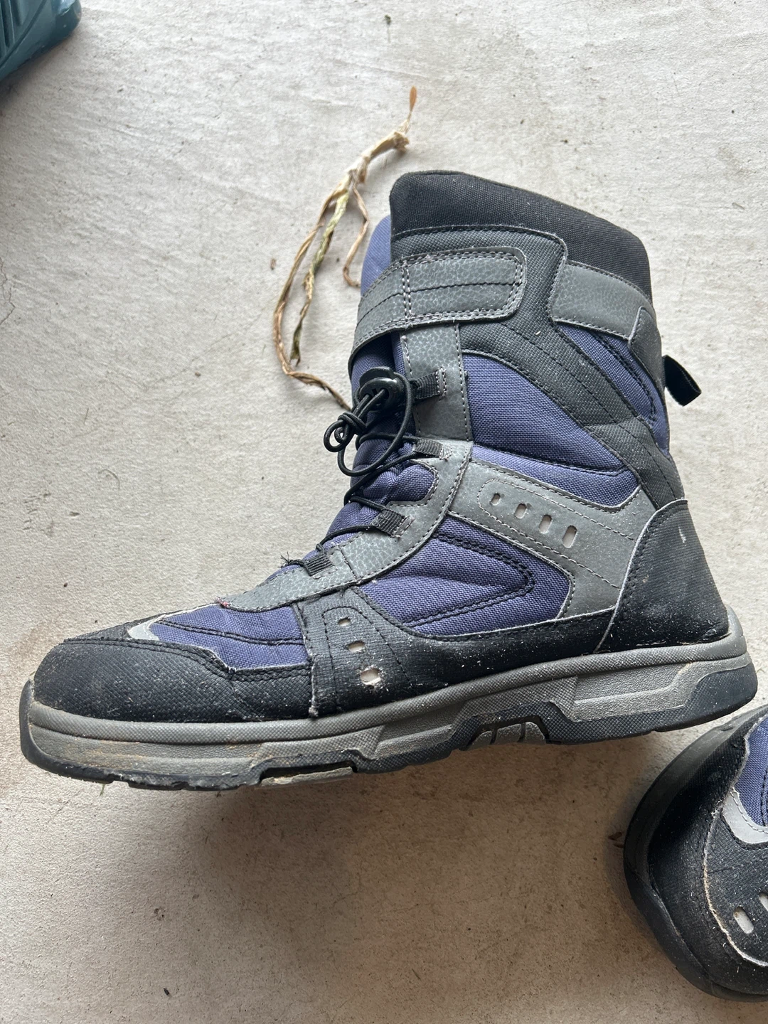 Blue and Grey Winter Boots - photo 2