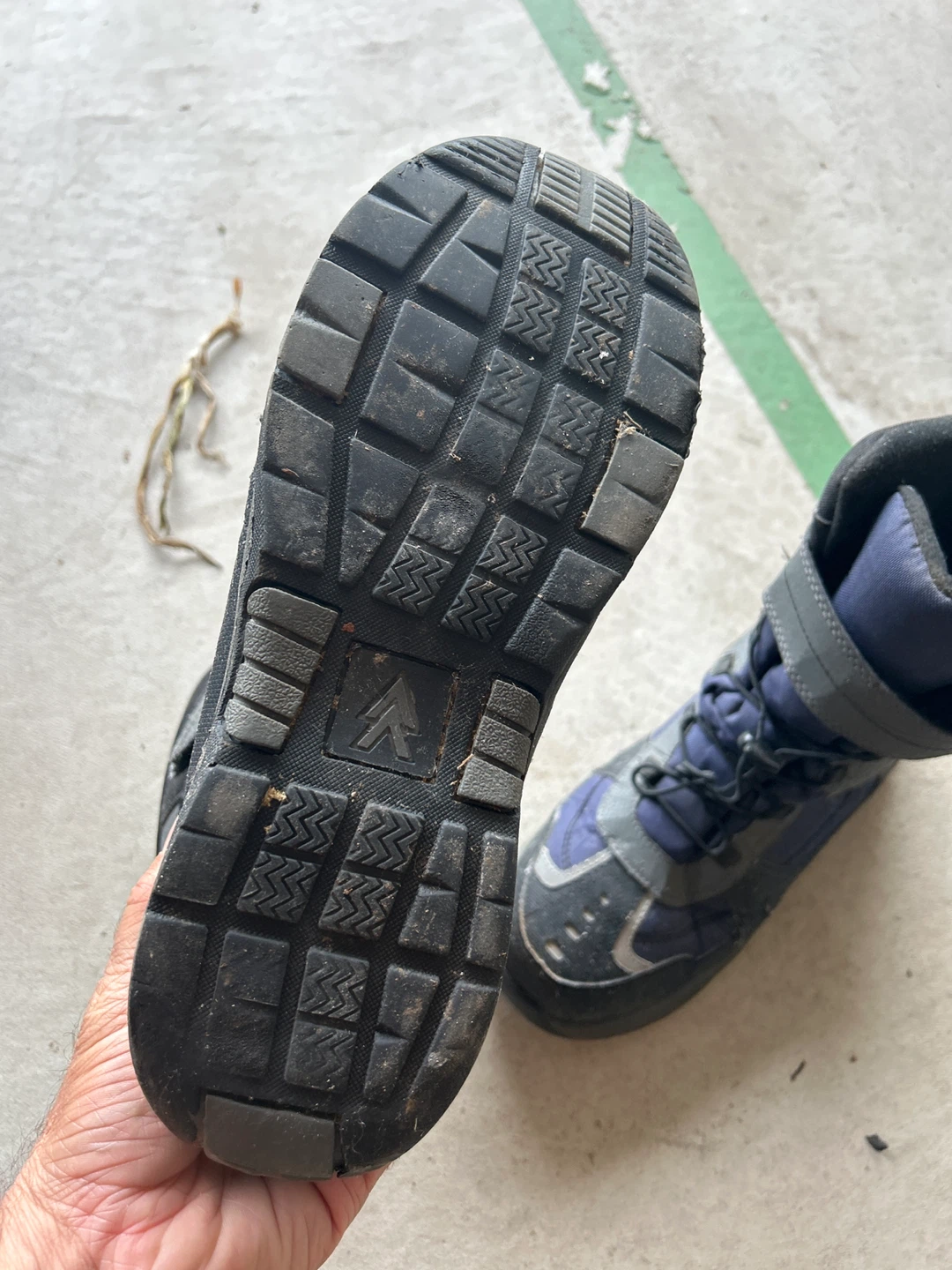 Blue and Grey Winter Boots - photo 3