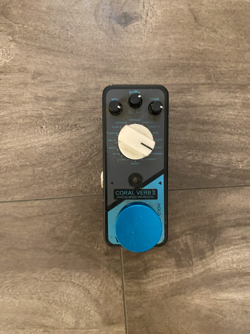 Valeton Coral Verb II Digital Modeling Reverb Pedal