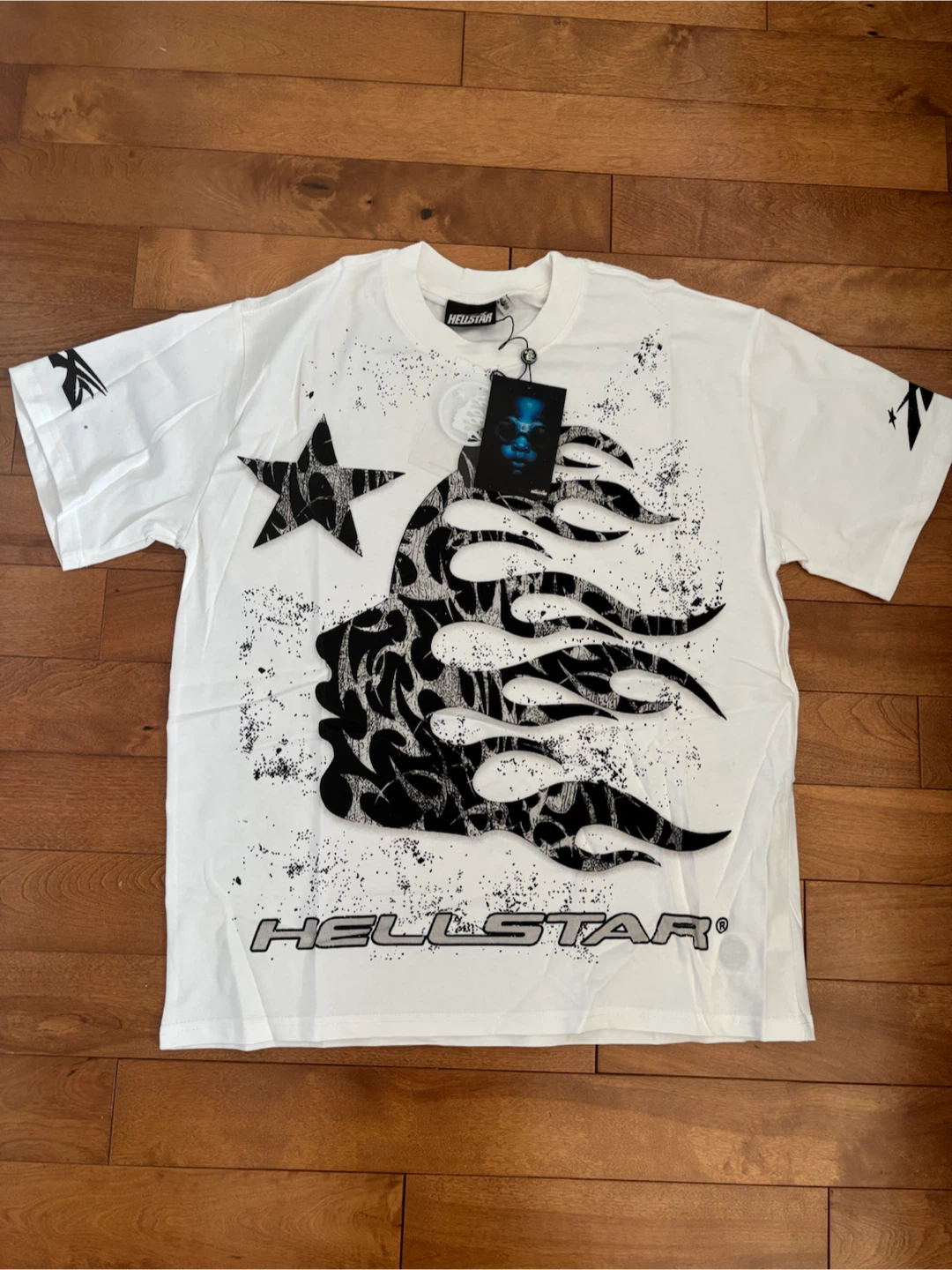 Hellstar White Graphic T-Shirt