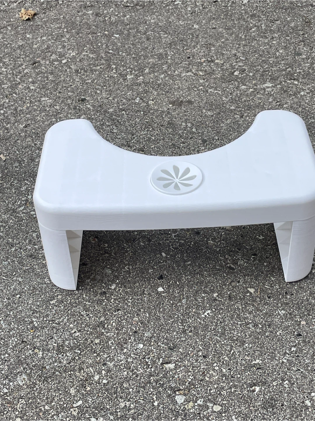 White Toilet Stool