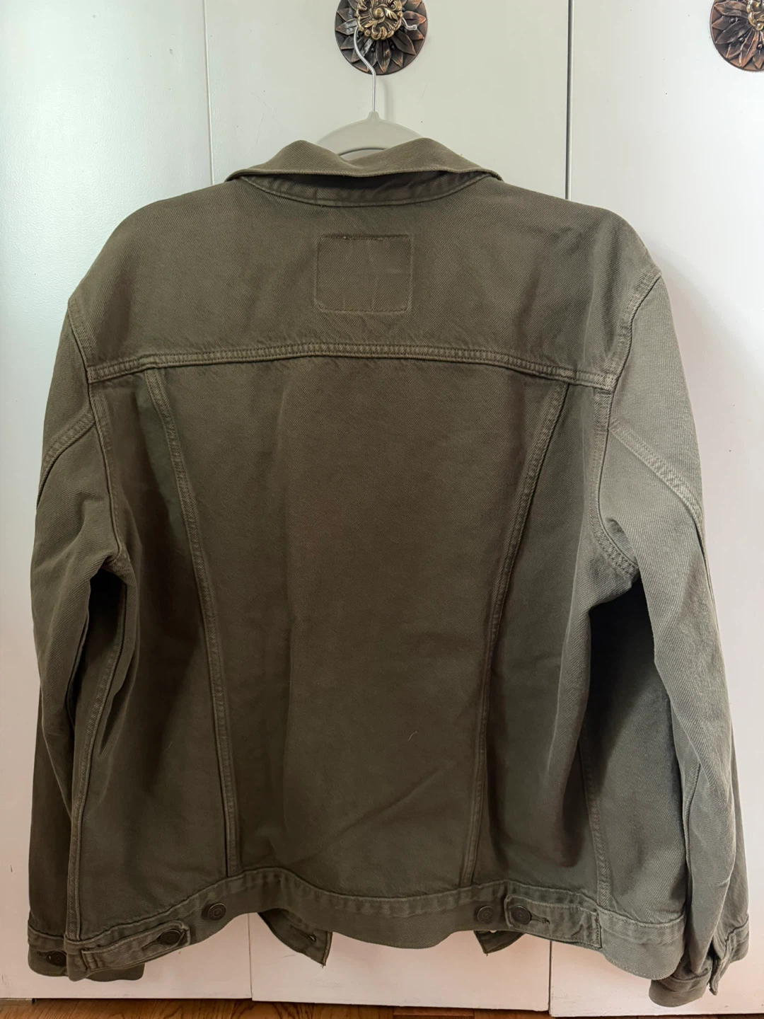 Levi's Olive Green Trucker Jacket Large - photo 2