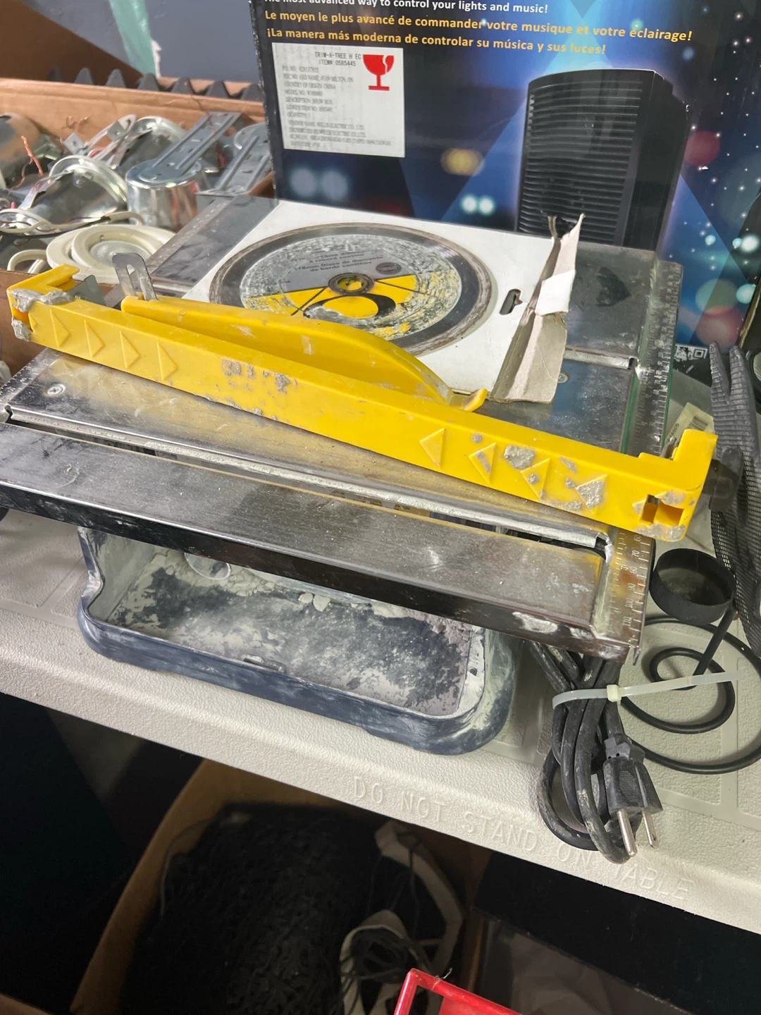 Yellow Tile Cutter
