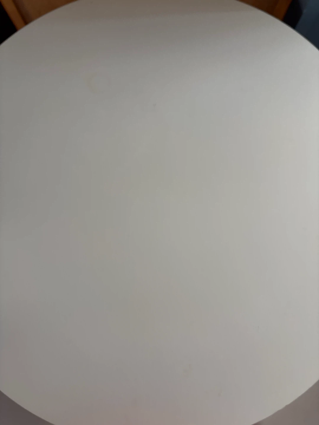 White Round Dining Table with 4 Chairs - photo 3