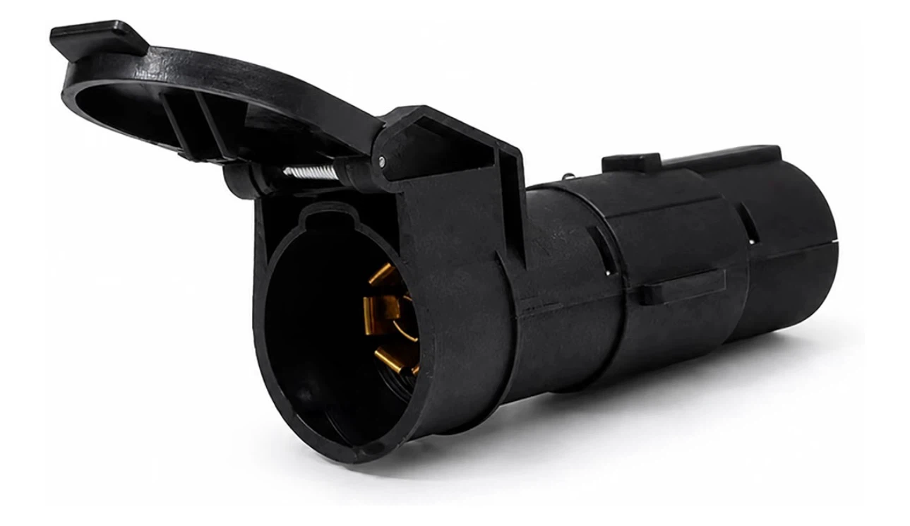 7-Way RV Style Trailer Plug Connector Adapter - photo 2