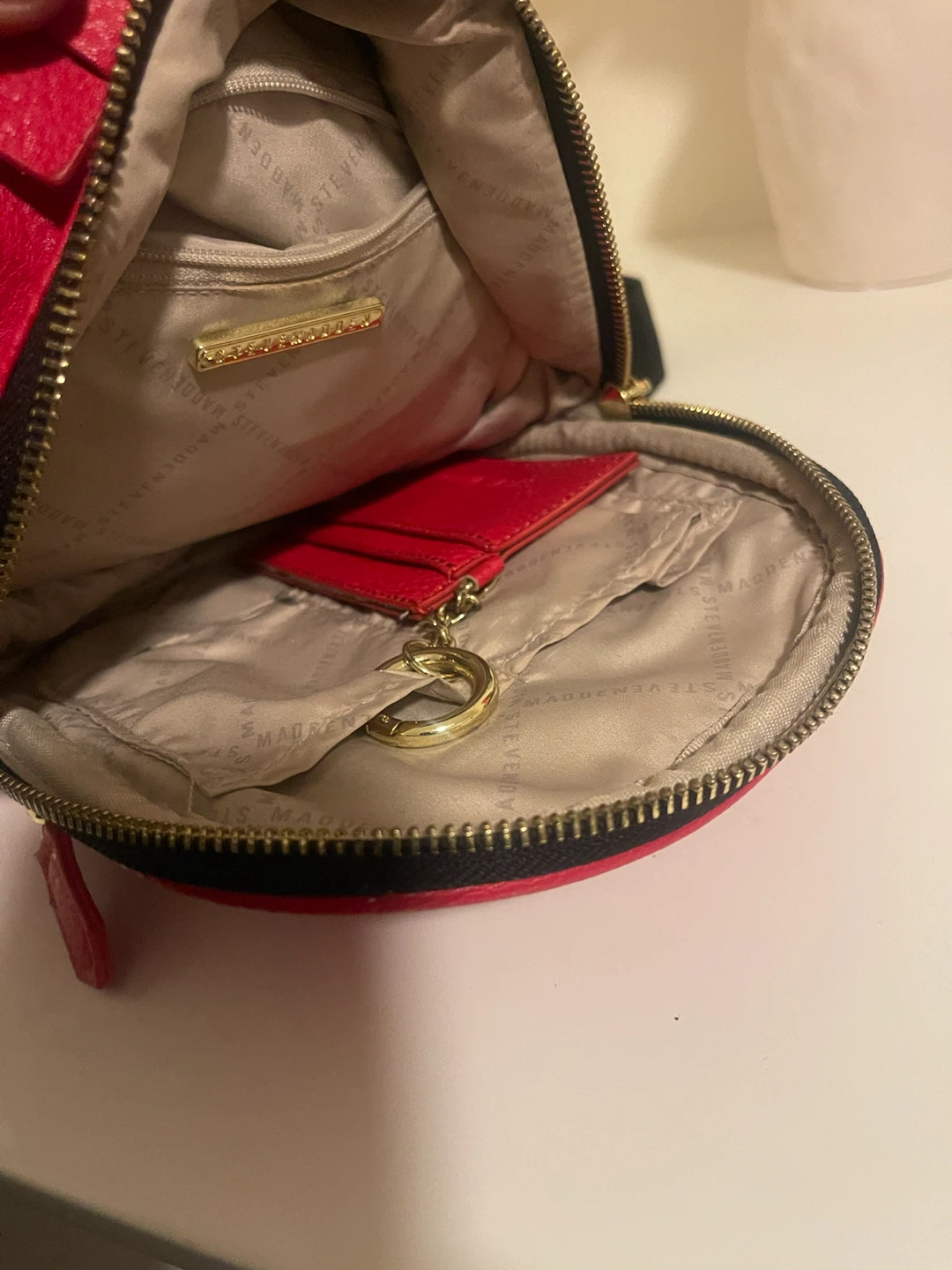 Steve Madden Red Quilted Mini Backpack - photo 2