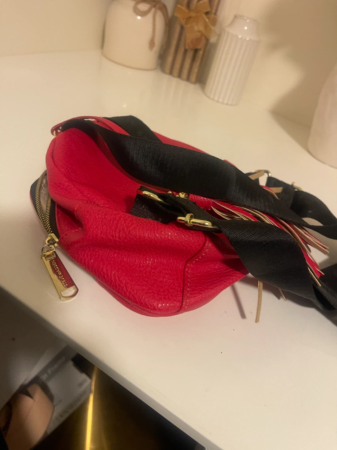 Steve Madden Red Quilted Mini Backpack - photo 5