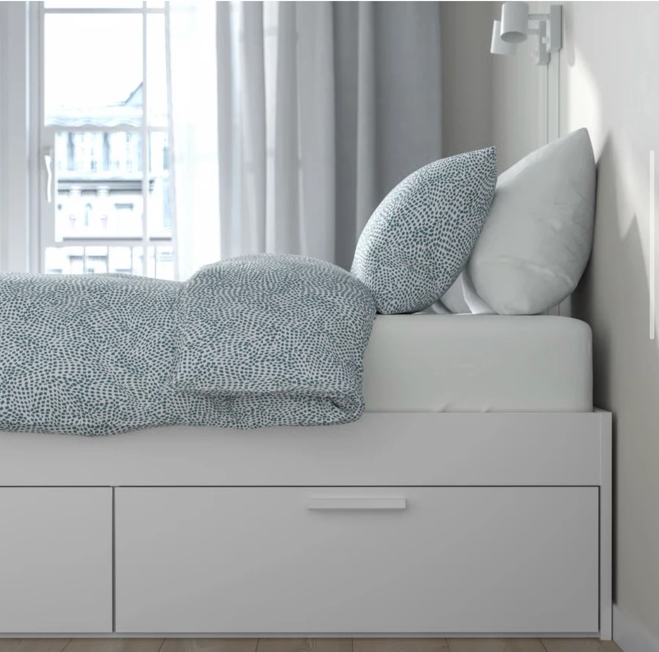 IKEA  Brimmes Storage Bed! Queen size !Moving Sale ! - photo 4