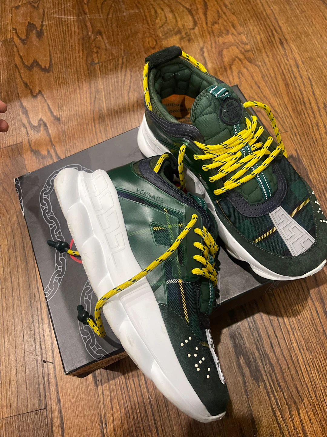 Versace Chain Reaction Sneakers