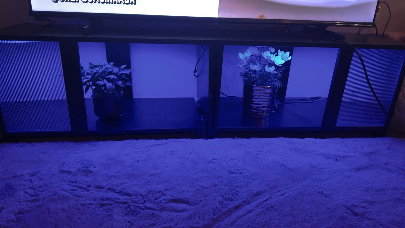 Media Console with LED Lights - photo 2