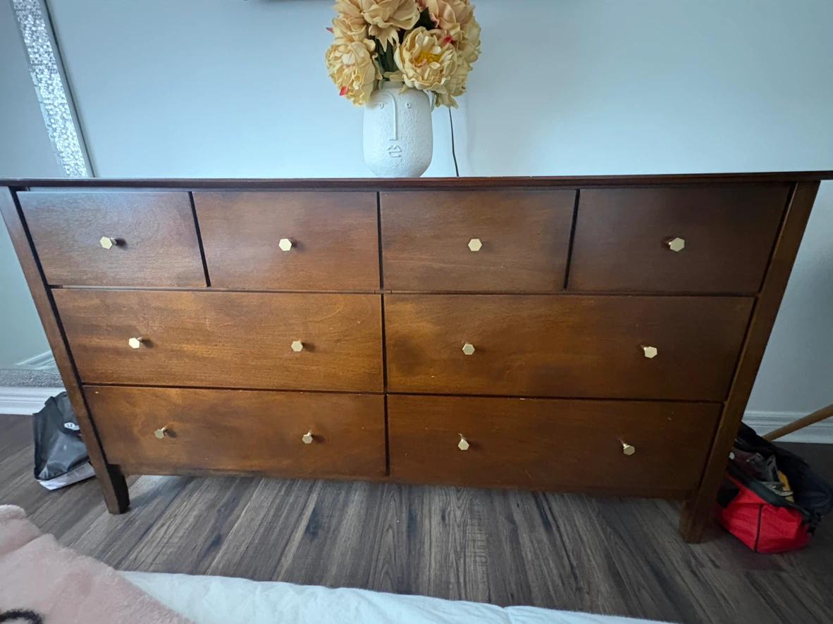 Wooden Dresser with 8 Drawers - photo 2