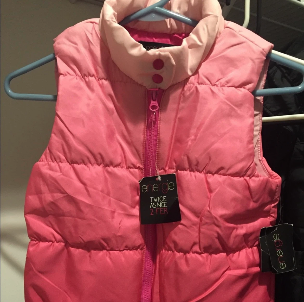Energie Kids Girls Zip Front Vest Size L