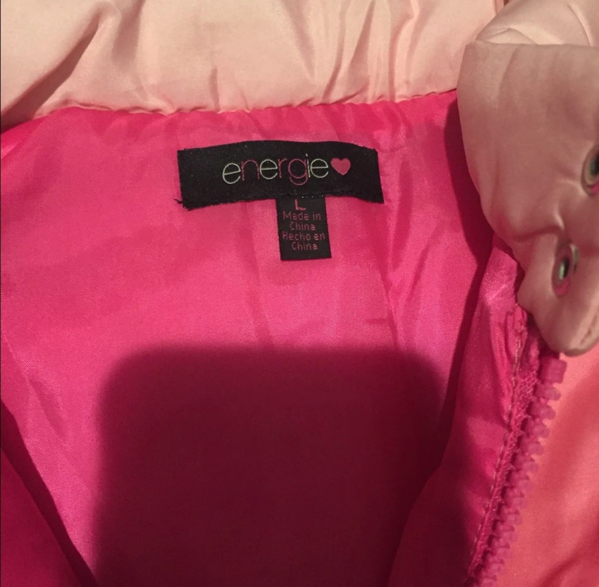 Energie Kids Girls Zip Front Vest Size L - photo 2