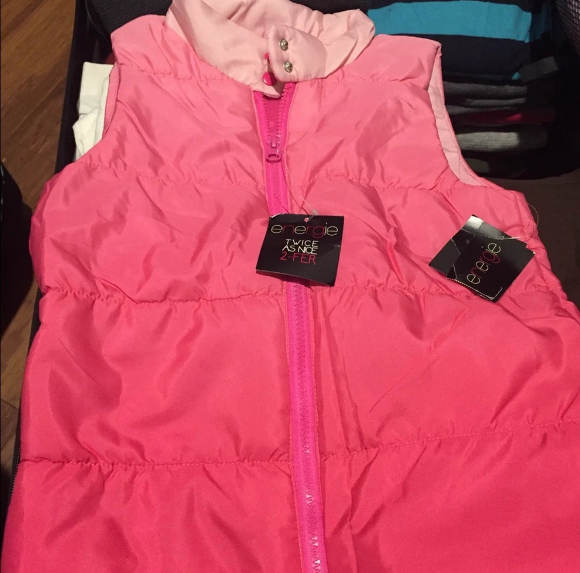 Energie Kids Girls Zip Front Vest Size L - photo 3