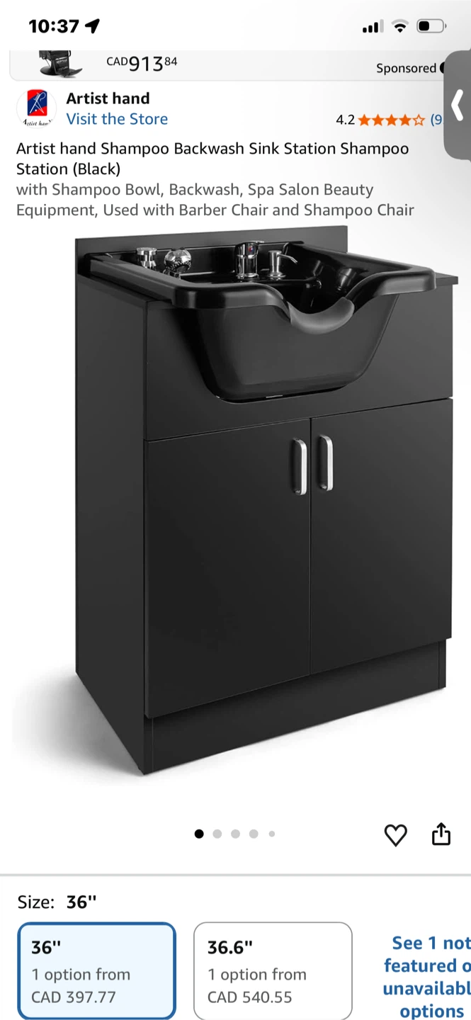 Artist Hand Shampoo Backwash Unit - photo 3