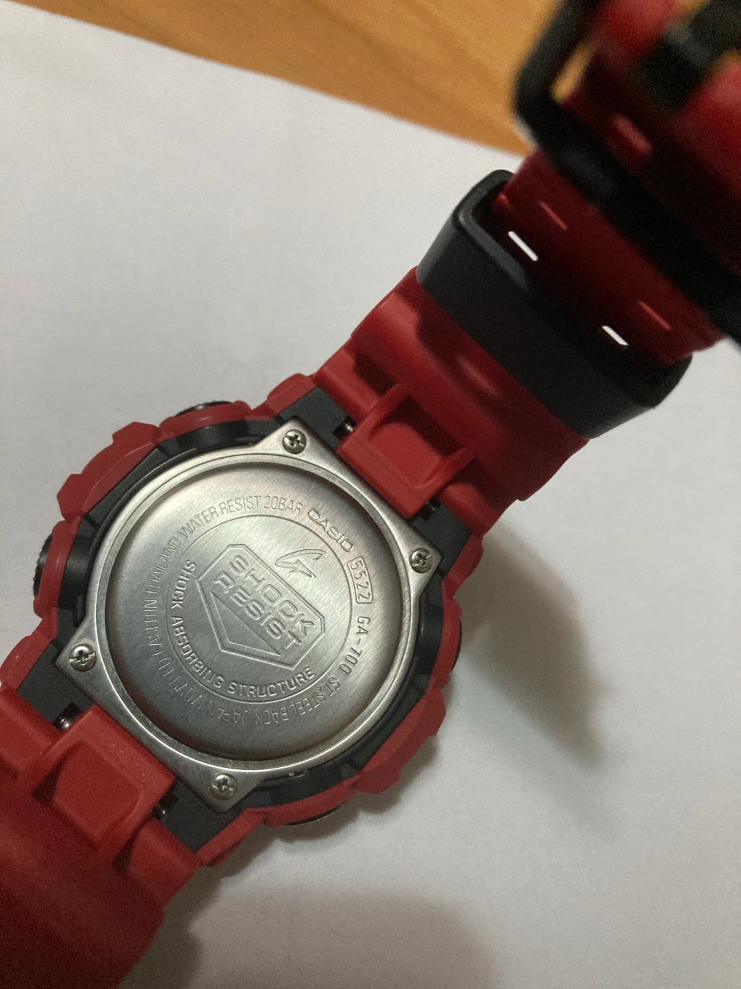 Casio G-Shock GA-700 Red – Excellent Condition - photo 4
