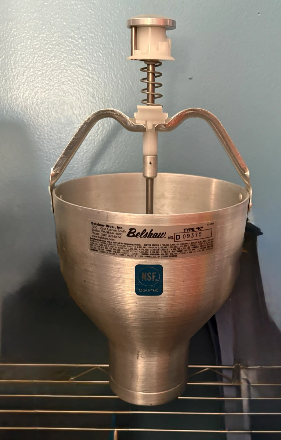 Belshaw donut dispenser