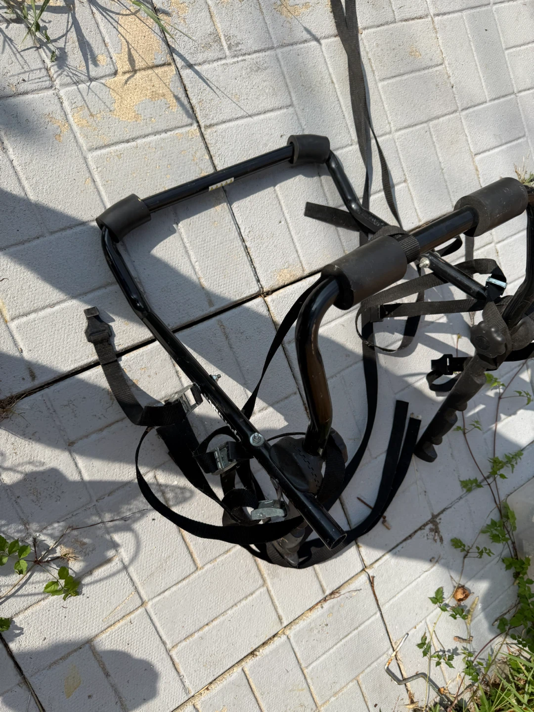 Black Trunk Mount Bike Rack